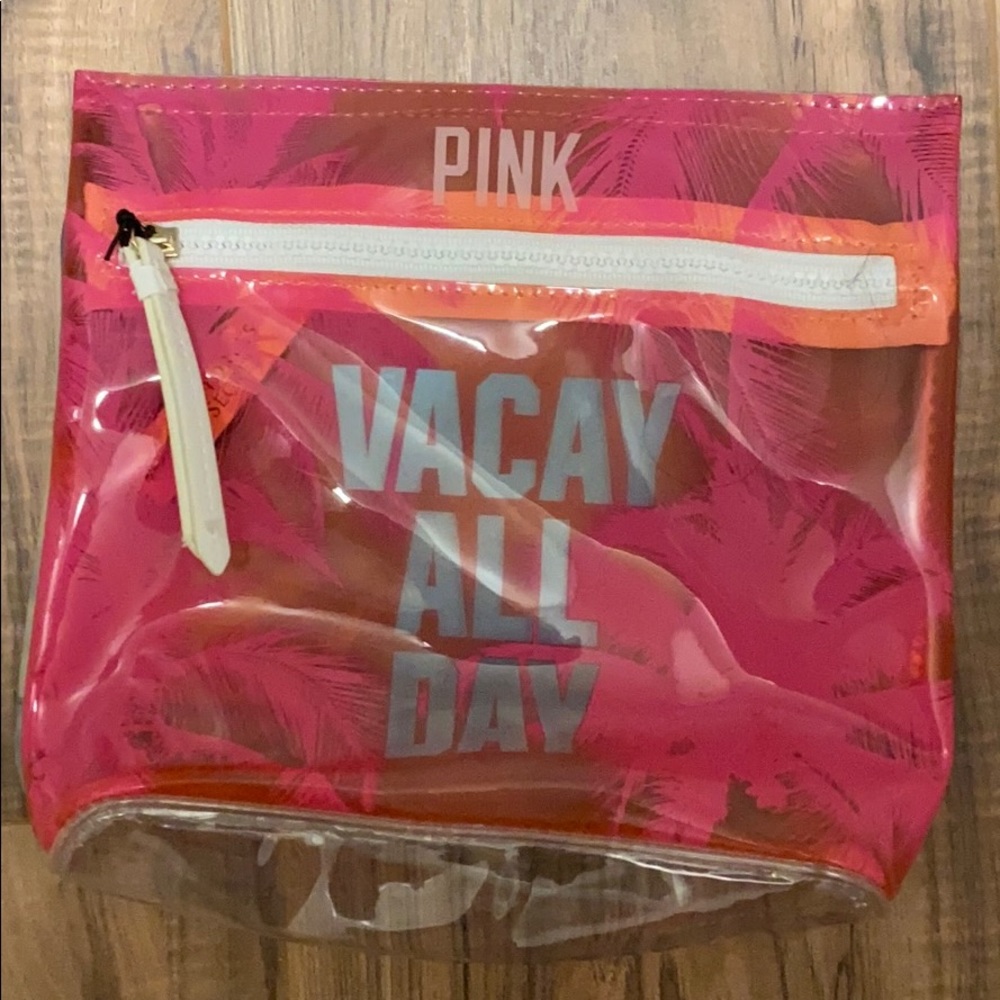 Victoria’s Secret pink cosmetic bag